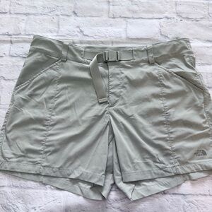The North Face Belted Hiking Shorts 14 | Gray Stretch